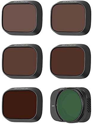 Skyreat Filter ND Mini 3 Pro, Polfilter - Kameralinsenfilter Set kompatibel mit DJI Mini 3 Pro (CPL, ND8, ND16, ND32, ND64, ND128) - (Plastikausführung)