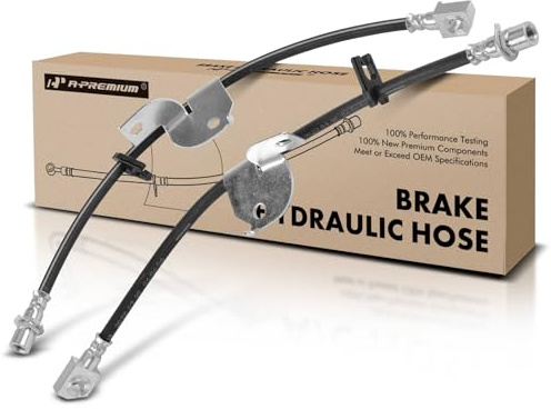 A-Premium Front Driver and Passenger Brake Hydraulic Hose Compatible with Ford Models - For F-150 2009, Lobo 2009 - Replace# 9L3Z2078B(Pack of 2)