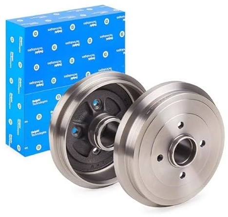 2x DELPHI BF574 Bremstrommeln Set Ø203mm Hinten