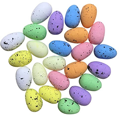 ibasenice 200stücke Bunte Miniatur Ostereier Schaumstoff Dekorative Eier Für Osternester Festlichkeiten Und Fotorequisiten Kleine Eier Für Kreative Osterdekorationen