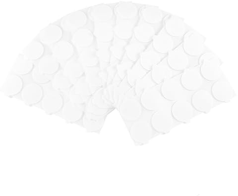 Klebeshop24 Doppelseitige Schaumklebepunkte 1 mm dick, Ø 50 mm, 100 Stück | extra stark klebend