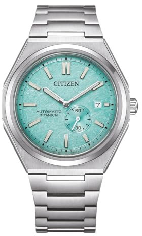 CITIZEN Men's Analog Automatik Uhr mit Titan Armband NJ0180-80M
