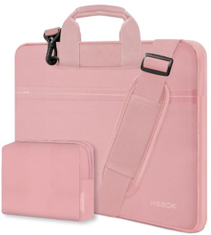 HSEOK Schlanke Laptoptasche 13-14 Zoll Handtasche mit Kleiner Hülle Kompatibel mit MacBook Pro 14 M4/M3/M2/M1 2025-2021,13,3 MacBook Air/Pro, XPS 13/14 Die meisten 13-14 Notebooks