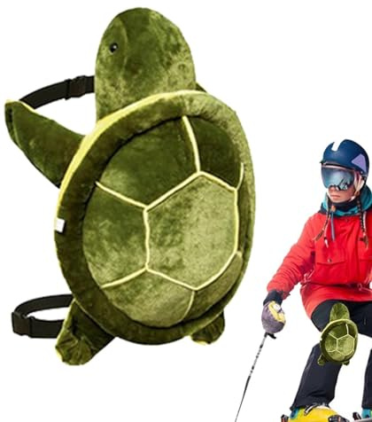 Ski-Hintern-Polster – niedlicher Schildkröten-Hintern-Knieschutz, Hüft-Hintern-Polster, weicher Schildkröten-Hüftschutz, Ski-Protektor-Pad, bequemer Skischutz für Kinder und Erwachsene komfortabler Sk