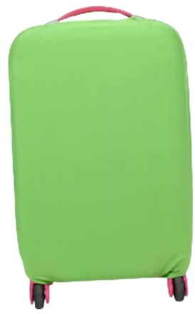 PACKOVE Elastische Gepäckabdeckung Kofferhülle 18-20 Zoll aus Dehnbarem Material Grün mit Griffzugang Kofferschutz für Reisen