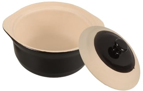 Zerodeko Cazuela De Barro Sin Esmaltar Olla De Barro Para Cocinar Tapa Para Uso Doméstico Cocina