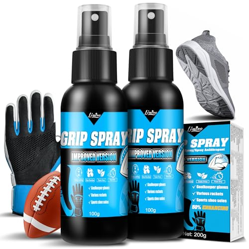 Limino Grip Spray - Guantes de Portero en Aerosol de 200 g, Accesorios de Entrenamiento de Portero, Spray para fútbol, Baloncesto, Tenis, Golf, Varios Raquetas, Pole-Dance, Levantamiento de Pesas
