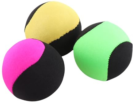 3pcs Water Jumping Ball, Stress Relief Flexible Soft Water Bouncing Balls, Water Skip Ball for Beach Swimming Pool Lakes, Non - Sinking Fun Toys for All Ages with Premium Thermopla
