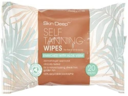 SKIN DEEP SELF TANNING WIPES 29/9/23