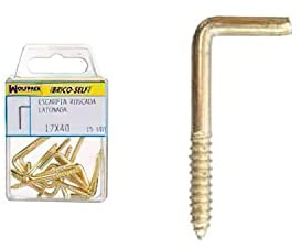 WOLFPACK LINEA PROFESIONAL Alcayata Rosca Latonada 17 x 40 mm