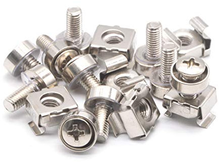 Gabbia dadi e viti M6x20 acciaio al carbonio nichelato gabbia dado strumento 50 PZ