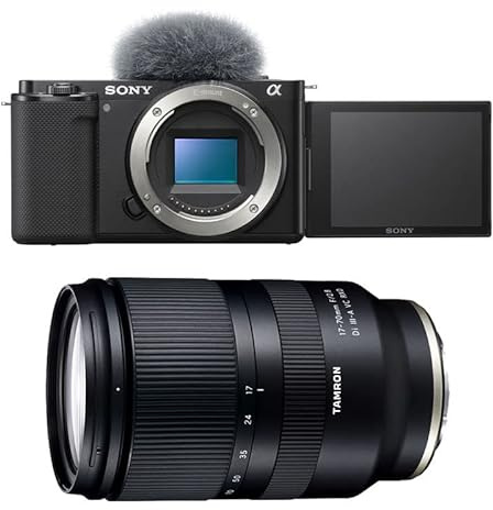 Kit Photo Personnalisé crée à l'aide de SONY Alpha ZV-E10 Noir + TAMRON 17-70