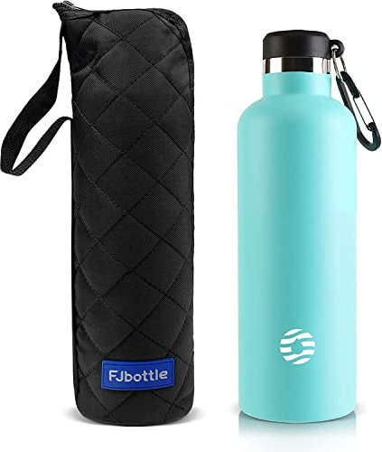 FEIJIAN Stainless Steel Water Bottle 750ml/1000ml Sports Flask Vacuum Insulated Water Bottle Leak Proof BPA Free Metal Water Bottle for School, Cycling, Sports and Gym