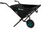 VONROC Schubkarre 50 Liter - Schubkarren faltbar mit Vollgummireifen - Ideal als Gartenwagen und Transportkarre - Bis 30kg Belastbarkeit