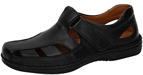 48 Horas 617101/01 Sandalias Romanas Hombre Sandalias Negro 40