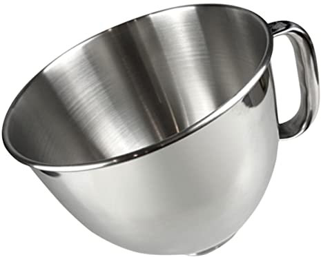 PRETYZOOM Bol Mélangeur Inox Pour Robot Pâtissier Récipient Robuste Et Stable Compatible Pour Pâtisserie Marinades Et Mixage Rapide