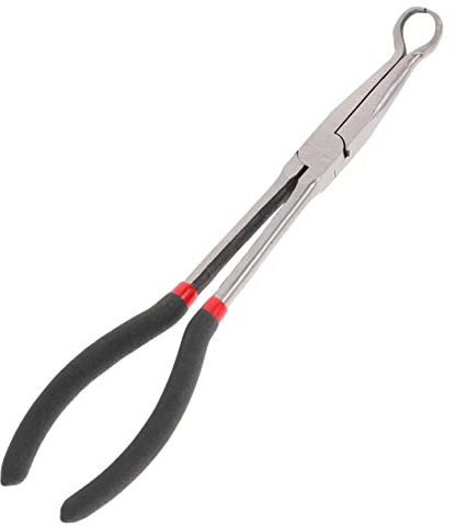 BUGUUYO 1stk Zange Reparieren Seitenschneider Griffzange Erreichen Crimp n Abgewinkelte Crimpklemme Manuelle Verdrahtungs Brillen Gebogener Mund Werkzeug