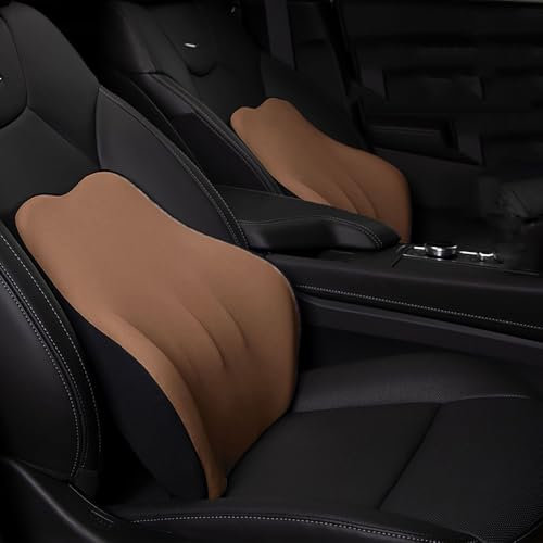 MXQCLSA Rückenkissen Lendenkissen, für BMW X1 X2 X3 X4 X5 X5M X6 Lendenstützkissen Bürostuhl und Autositz Memory Foam Rückenstützkissen,A