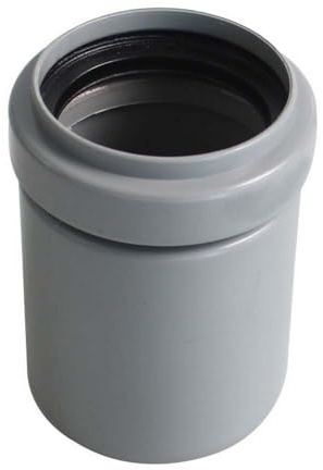 Pipe Connector Straight 50mm to 40mm PVC Pipe Reducer Bath Waste Pipe Joiner Waste Compression Fittings for Bath, Kitchen Sink, Shower Tray
