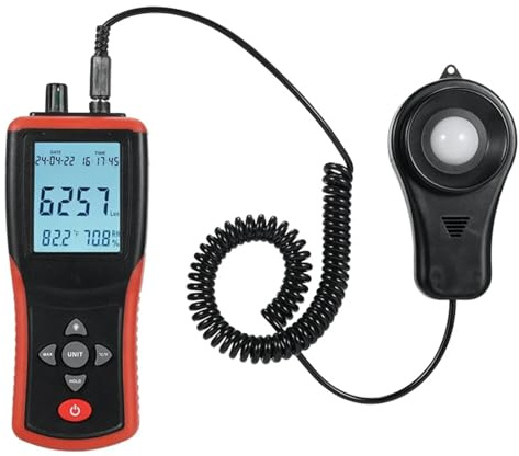 Luxmètre numérique Luxmètre Numérique Professionnel A21R-TL-603, 400000 Luxmètres, Mesure De La Lumière, Illuminomètre, Photomètre pour Maisons, Agriculture et entrepôts