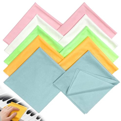10 Paños Microfibra Instrumentos Musicales 30 × 30 cm
