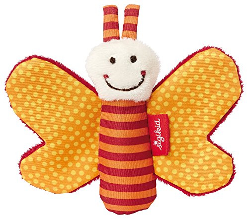 sigikid 41181 Hochet Bruissant Papillon Orange