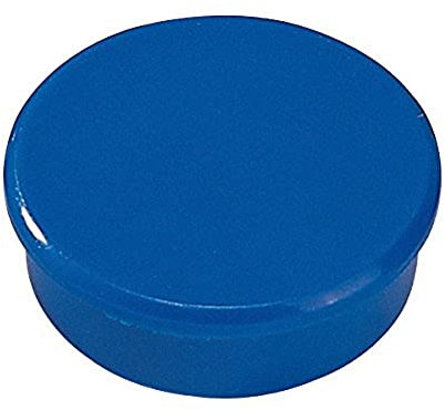 Dahle Bürotechnik Magnet 38 mm Ø blau Dahle 06.95538, Höhe 13,5 mm, 10 Stück