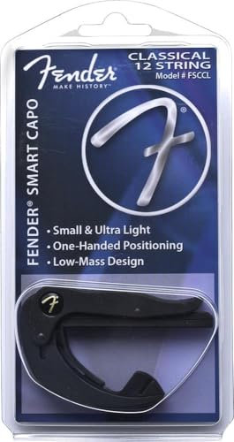 Fender® »SMART CAPO - CLASSIC« Kapodaster für Konzert-Gitarre - Farbe: Schwarz