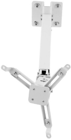 Brateck, supporto da soffitto per videoproiettore, adatto per NEC V260X, colore bianco