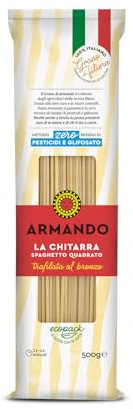 Armando, Lo Spaghetto quadrato, Pasta Trafilata al bronzo di Semola di Grano Duro di Filiera 100% Italiano - 1 confezione da 500 gr