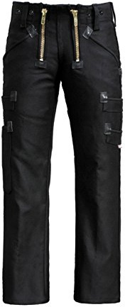 EIKO Highlander Zunfthose Serie 86ST mit Deutschleder-Knietaschen Schwarz