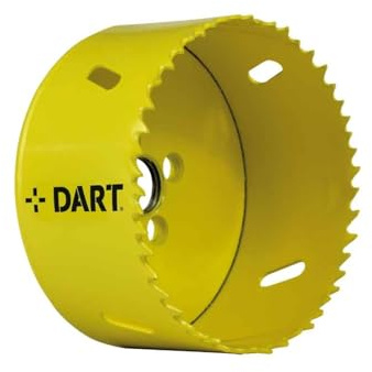 DART DPH070 Premium Hole Saw, 0 V, Yellow