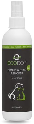 Ecodor EcoPet 250ml | Geruch- & Fleckweg Spray | Zur Geruchsneutralisierung sowie Fleckenentfernung