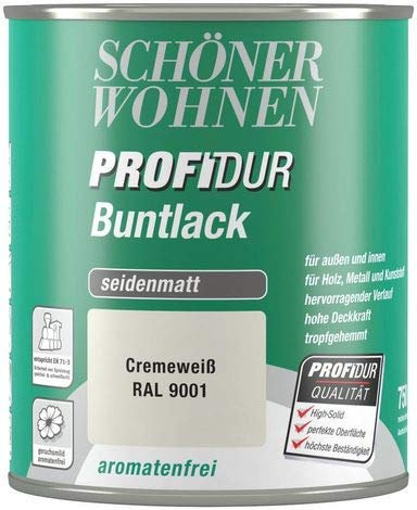 ProfiDur Buntlack 125 ml cremeweiß Seidenmatt