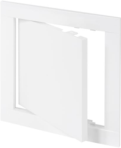 Vent Systems - Pannello di accesso 150 x 150 mm, porte di facile accesso, plastica ABS, pannello di accesso per cartongesso, parete e soffitto, copertura per porte elettriche e idrauliche