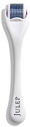 Julep Slowpoke Microneedle Derma Roller - 540 Titanium Microneedles - 0.30mm Cosmetic for Facial Care - Safe and Painless - Storage Case Included