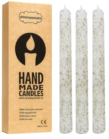 Aromasenses. - Hantverksljus (2 cm x 20 cm) 3 enheter (Salt- och örtsljus)