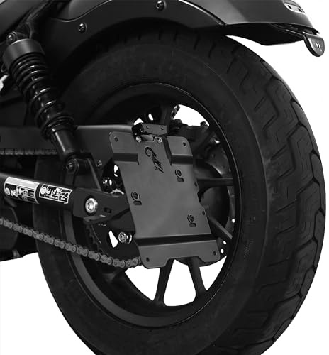 ZIEGER seitlicher Kennzeichenhalter kompatibel mit Honda CMX 500 Rebel