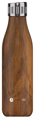 Les Artistes-Paris - Bouteille Isotherme Sport Wood 500 ML - Acier Inoxydable - A-4319