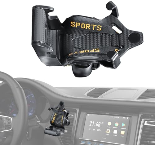 Zankie Support pour Téléphone De Siège De Course-Support pour Téléphone Portable De Voiture Réglage Automatique Universel Support pour Téléphone Portable pour Mains D'aération D'automobile