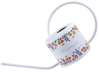 INOOMP Wasserkocher Mit Langem Auslauf Rostfreie Gießkanne Vasendekor Wasserkocher Zum Gießen Von Blumen Sukkulenten Pflanzen Topfpflanze Rostfreier Stahl Weiß Blumentopf Langer Mund