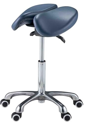 Ergonomischer Sattelhocker Für Zahnärzte, Geteilter Rollstuhl, Hydraulisch Rollender, Drehbarer, Verstellbarer Stuhl Für Salon, Spa, Schönheitsmassage, Zahnklinik, Heimbüro,001