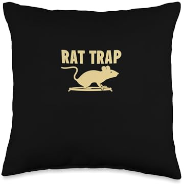 Fun Rat Trap Speech Throw Pillow