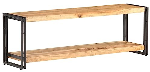 Myheimly TV-Schrank 120x30x40 cm Massivholz Akazie