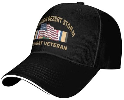 Operation Desert Storm - Kampf Unisex Hysteresenkappe Atmungsaktiv Outdoor Hut Verstellbar Hip-Hop-Hut Für Laufen Sport Reisen