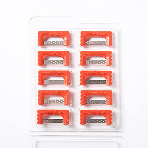 EASYTODENTA Dental Polierstreifen 10PCS Kieferorthopädische Interproximale Schmelzreduktion Kits (Nachfüllen-1)