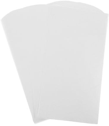 Feuilles de Papier Parchemin 300 Pièces en Silicone Blanc