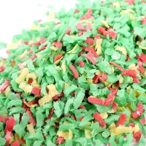 Streuselheld Schnippel Blumenwiese 30g Esspapier Flocken | Bunte Sprinkles aus Esspapier-Schnipseln für Torten, essbare Deko-Streusel für Muffins, Cupcakes und Kuchen