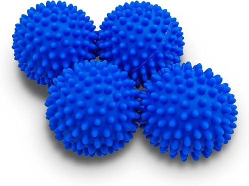Yunxiao88 Dryer Balls 4 Pack - Non-Toxic Reusable Dryer Balls (Blue)