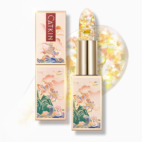 CATKIN Lippenbalsam Natürliche getönte Lippenpflege Classic mit Vitamin E, Spendet Feuchtigkeit für trockene Lippen Lippenpflegestift, 3.5g